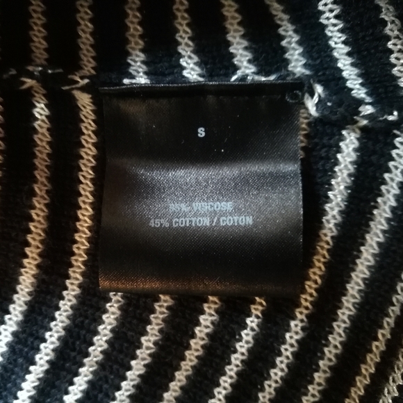 Precis Pinstripe Sweater - Women's Small - Viscosa & Cotton - Picture 5 of 5